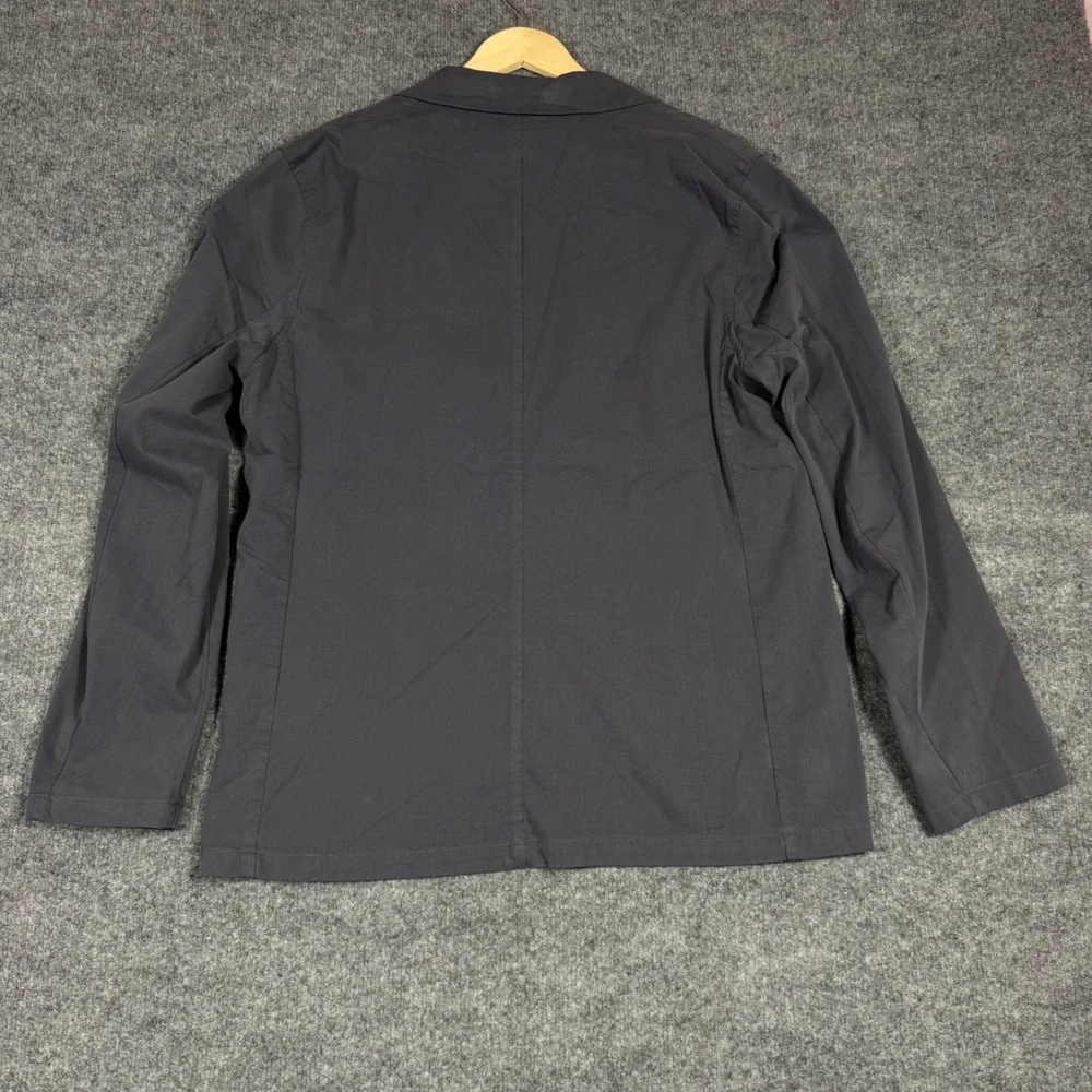 Marine Layer Breeze Blazer Unstructured India Ink Mens L Blue Cotton Nylon NWT